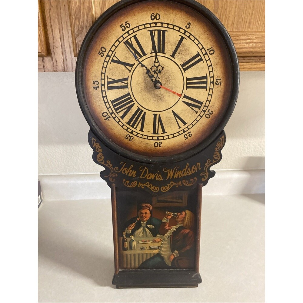 Vintage John Davis Windsor Tavern Style Bar Clock